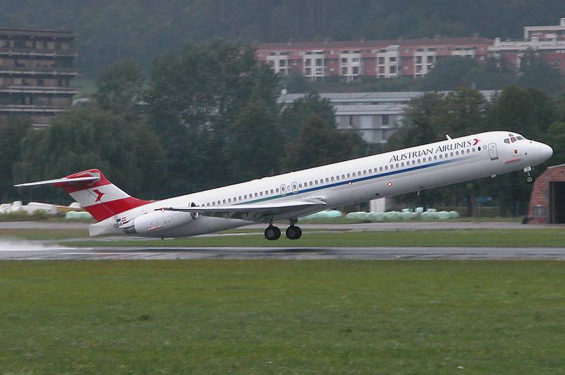 Austrian Airlines McDonnell Douglas MD-83
