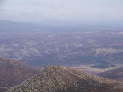 Meikle Pap, Mount Battock and Spittal of Glenmuick from Cac Carn Beag
