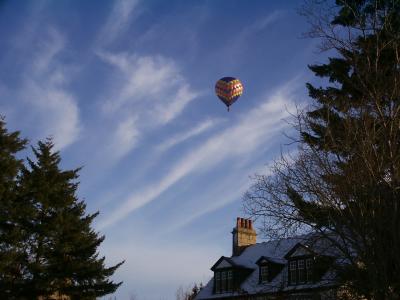 New Years day balloons at Aboyne