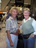 Di Lawler & Gwen at Cape Town Airport