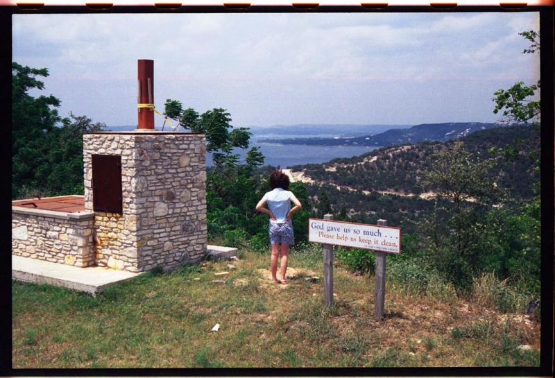 St Lukes over Lake Travis