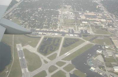 Over Orlando Executive Airport