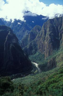 Valley view from Machu Picchu