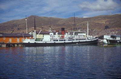 Steam Ship on Lake Titicaca