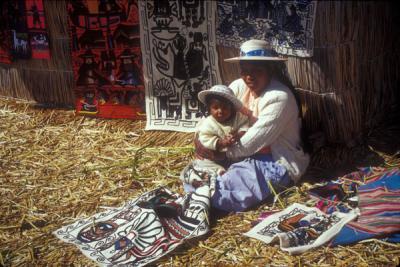 Uros Floating Islands on Lake Titicaca