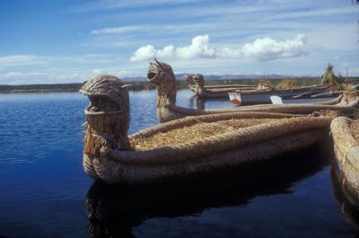 Uros Floating Islands on Lake Titicaca