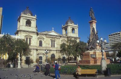 Plaza Murillo and the Cathedral