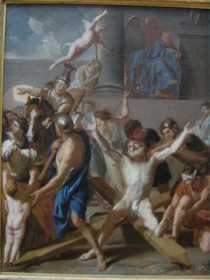 Martyrdom of St Andrew- Cahrles Le Brun 1640