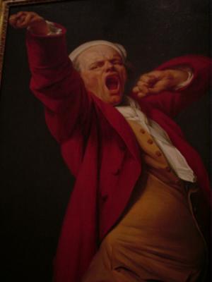 Joseph Ducreux - Self portrait- Yawning is contagious