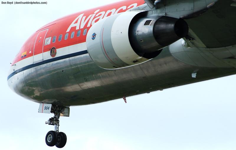 Avianca B767-383ER N984AN aviation stock photo