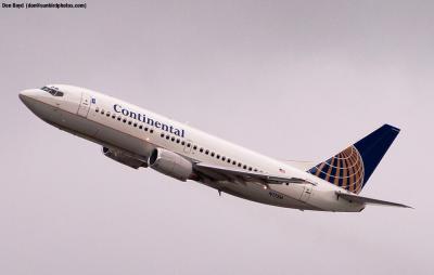 Continental Airlines B737-3T0 N17316 aviation stock photo