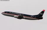 US Airways B737-401 N418US aviation stock photo