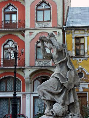 Oradea - outside the State Theatre