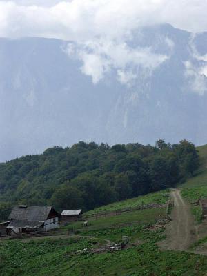 Prahova Valley - isolated farm near Busteni