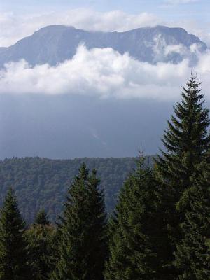 Bucegi Mountains, from across the Prahova Valley