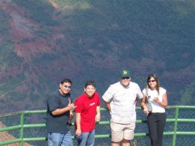 Waimea Canyon Lookout:  Welcome to the Dating Game!  Ok Britt? Which one?