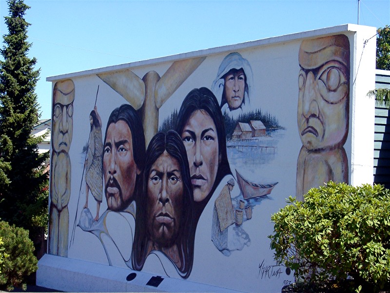 first nation mural Chemainus