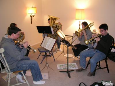 MYA Quintet Practice.JPG