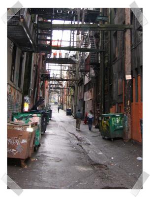Back alleys (druggies only)