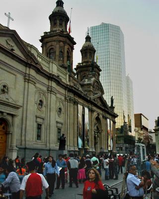 Main Plaza in Santiago