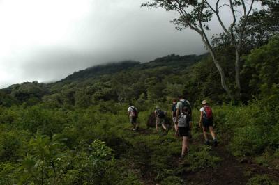 climbing Volcan Maderas