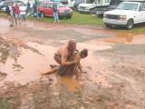 Talladega mud wrestling