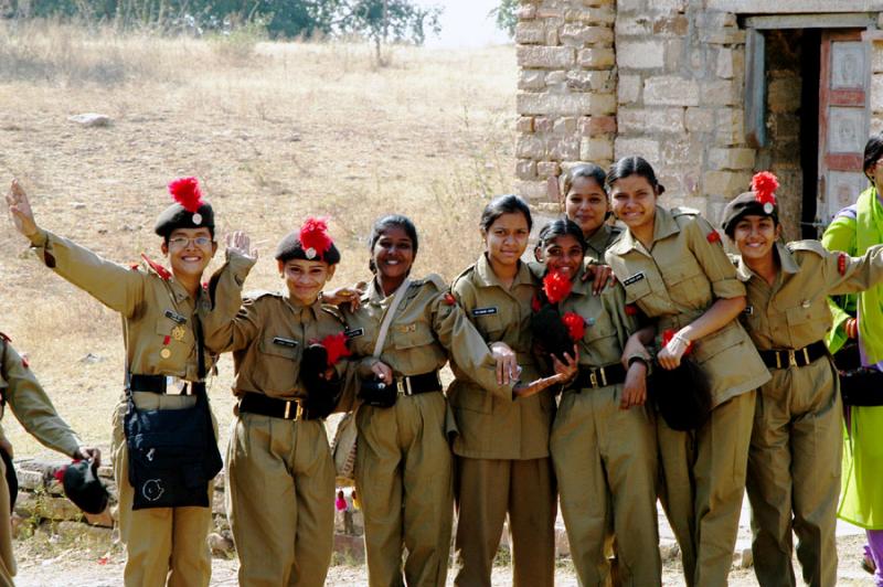 Indian National Cadet Corps girls