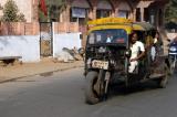 Gwalior has these wild tuk tuks on steriods called tempos