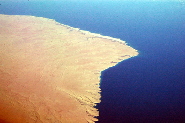 Libyan coast from the Egyptian border northwestward