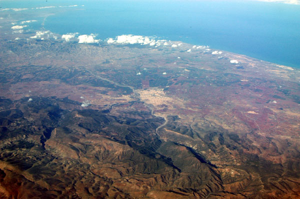 Eastern Morocco, looking towards the Spanish enclave of Melilla