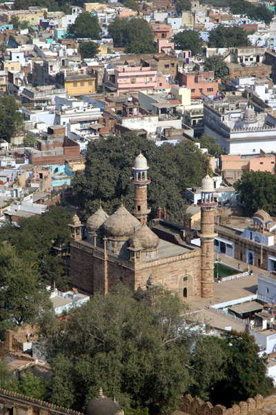 Gwalior Mosque from the fort