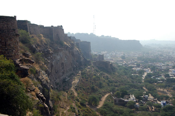 Western side of Gwalior Fort