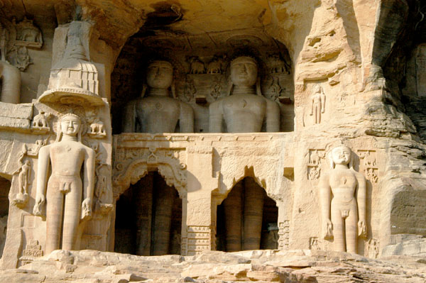 Jain sculptures, Gwalior Fort