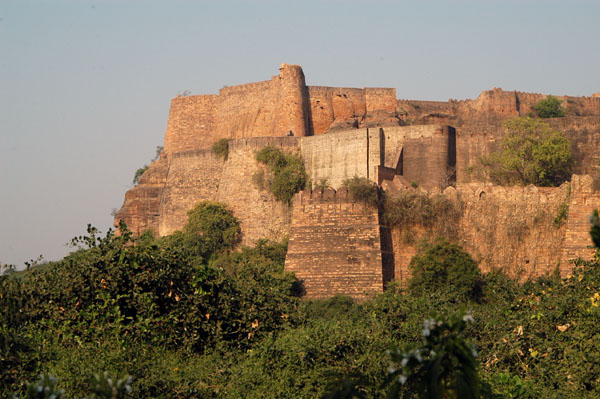 The west side of Gwalior Fort
