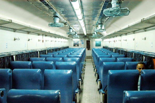 CC - Air Con Chair Class - on the Shatabdi Express