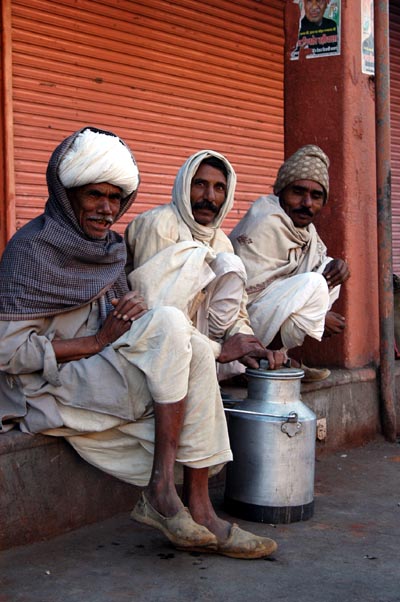 Three men in Jaipur