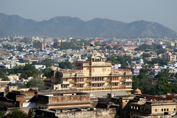 City Palace, Jaipur from the minaret