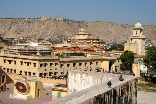 City Palace from the Jantar Mantar observatory, Jaipur