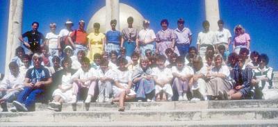 Youth at the Dome of the Rock in Temple Area on Mt. Moriah