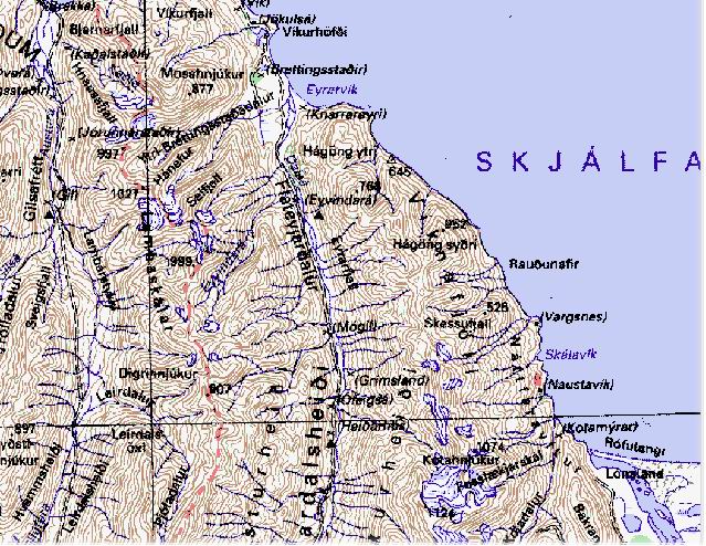 Flateyjardalur í apríl 2002