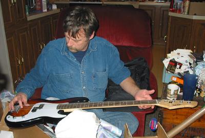 d and his new bass