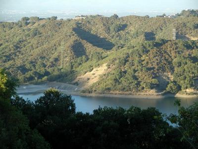 View of Stevens Creek Reservoir