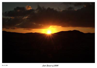 Last Sunset of 2004