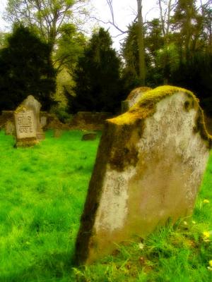 Grave stones Scone Palace