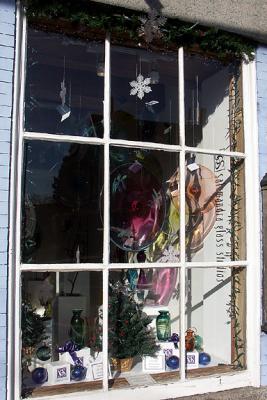 Salamandra Glass Window