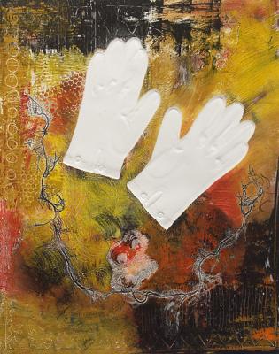 Painting, White Hands