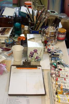 Artist's Work Table