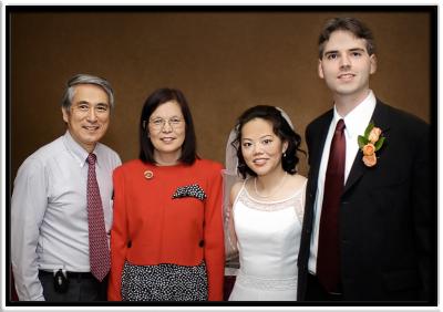 Bride and Groom with My Parents