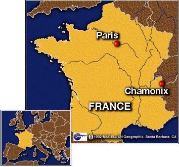 This is where Chamonix is