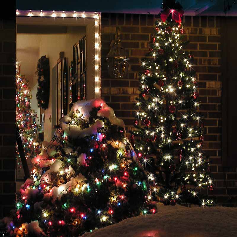 26 DEC 04 snowy lights